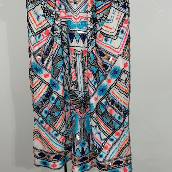 NWT Parker beaded sequin embellished dress - Picture 6 of 9